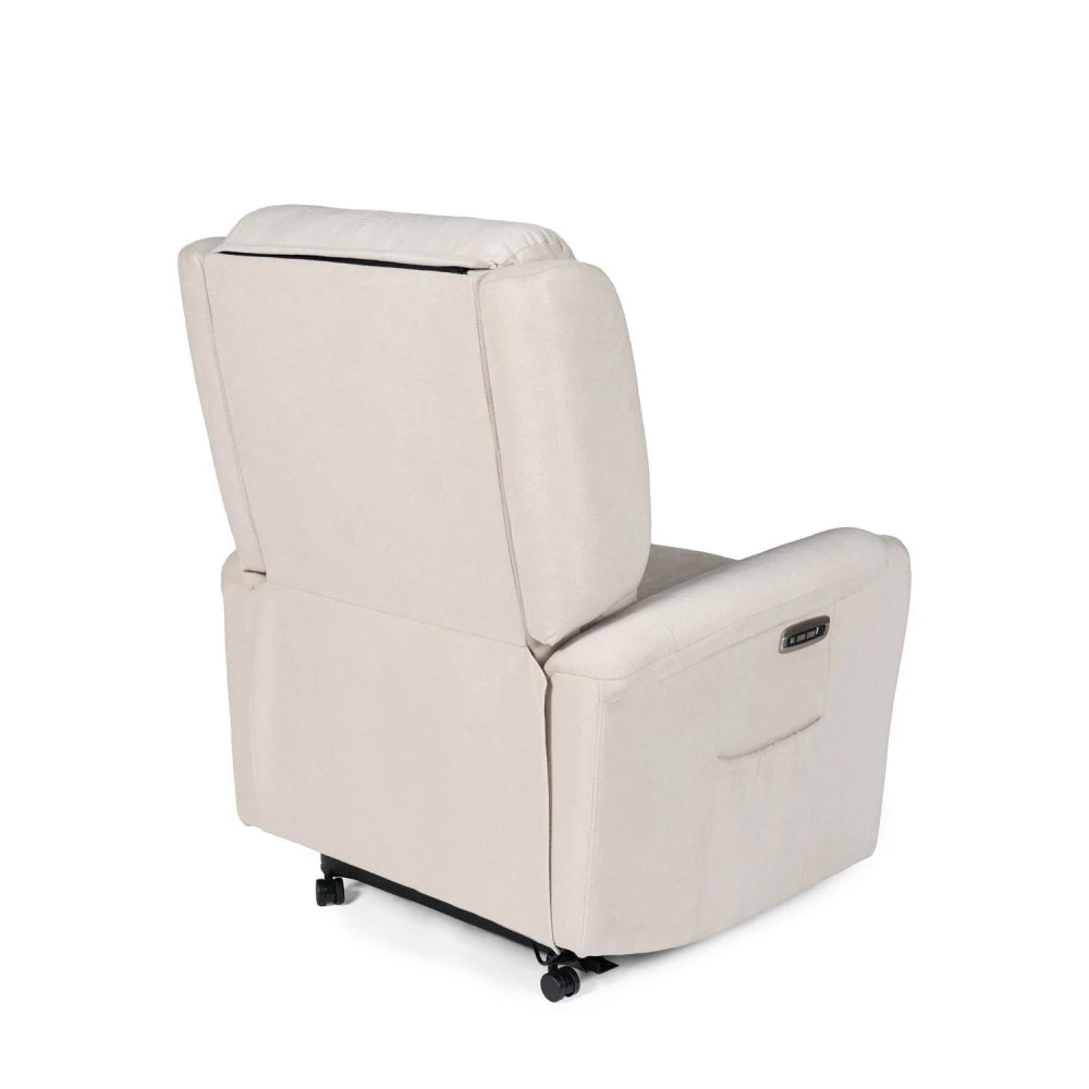 Fotoliu electric Power Lift 2 motoare AKARI Bej L70cm x A86cm x H145cm