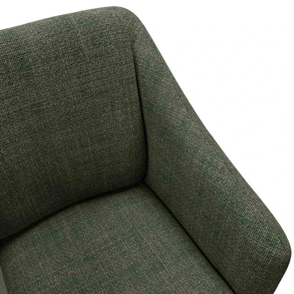 Fotoliu modern cu spatar metalic ODENSE Verde L66cm x A70cm x H80cm