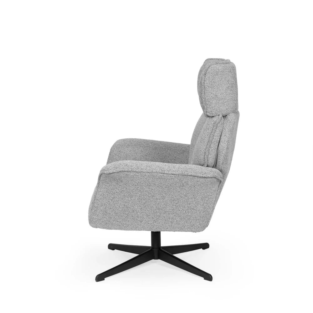 Fotoliu rotativ 360 LYNN Gri L83cm x A69cm x H105cm
