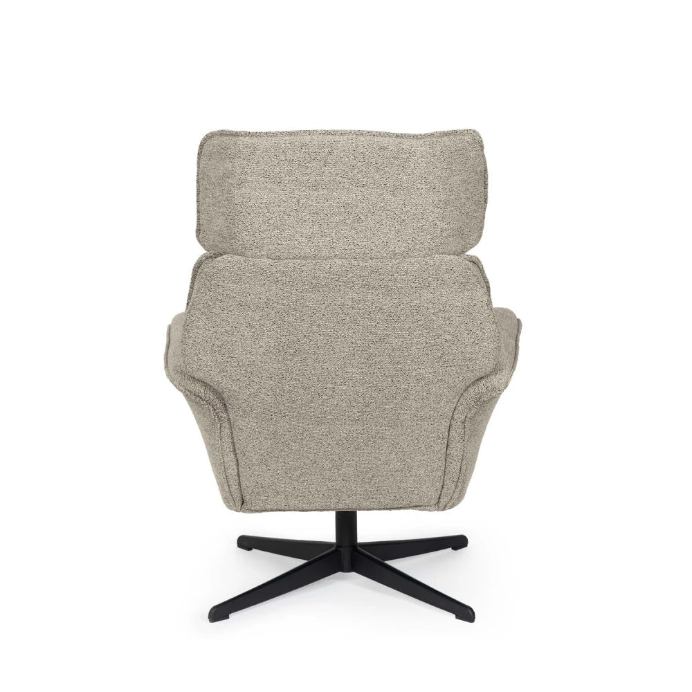 Fotoliu rotativ 360 LYNN Taupe L83cm x A69cm x H105cm