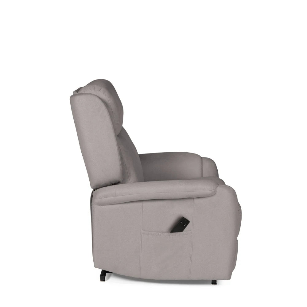 Fotoliu electric Power Lift 2 motoare AKARI Taupe L70cm x A86cm x H145cm