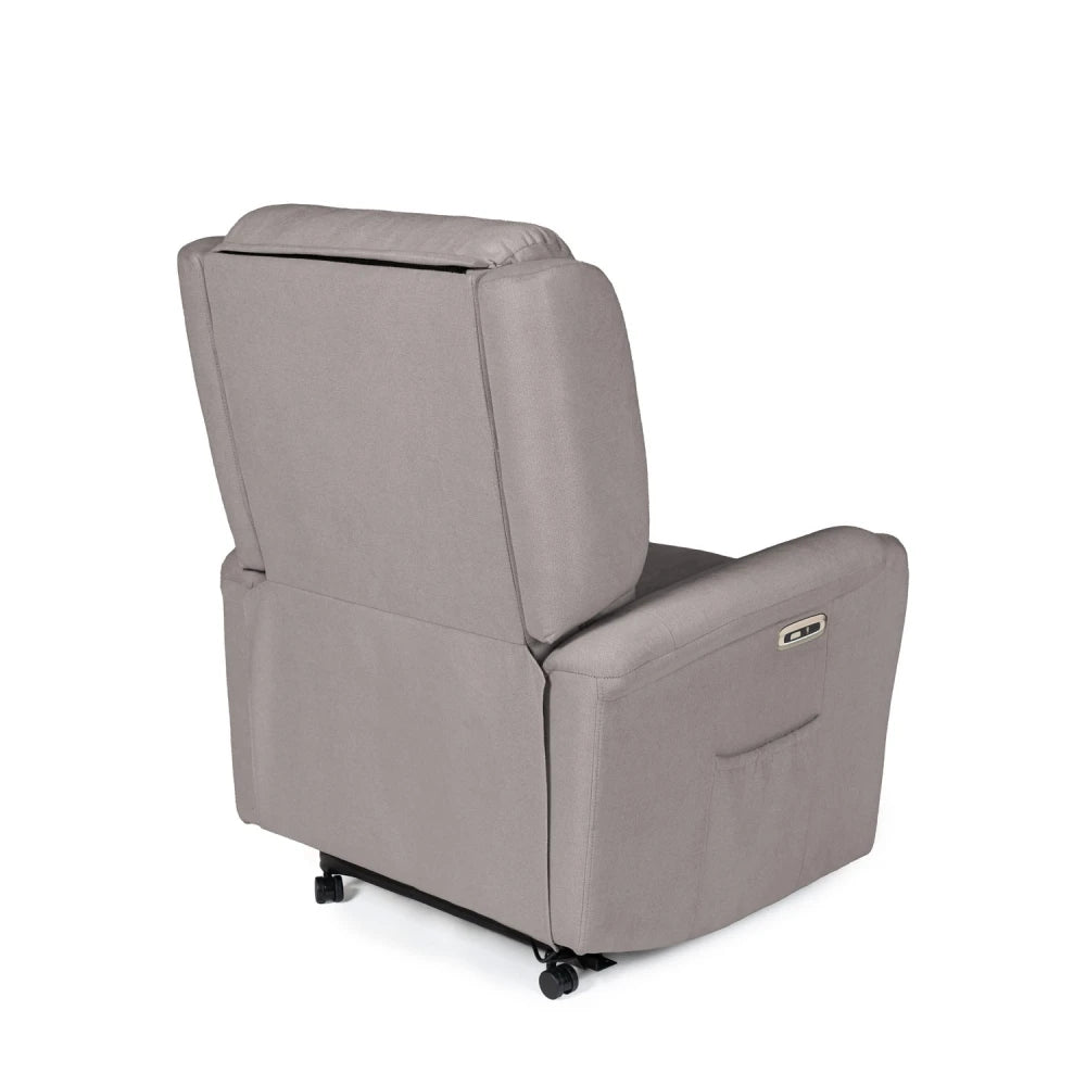 Fotoliu cu recliner electric 1 motor AKARI Taupe L70cm x A86cm x H145cm