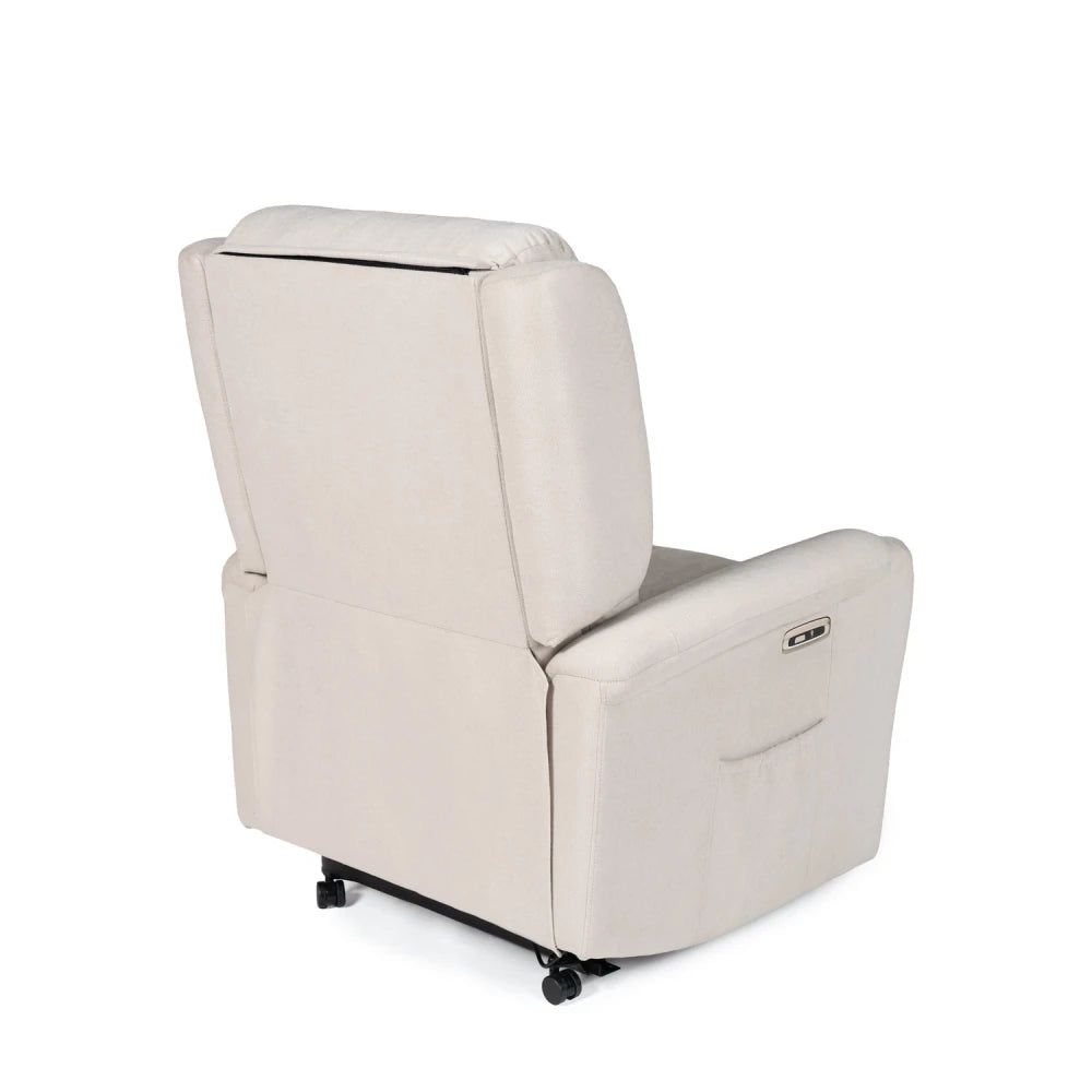 Fotoliu cu recliner electric 1 motor AKARI Bej L70cm x A86cm x H145cm