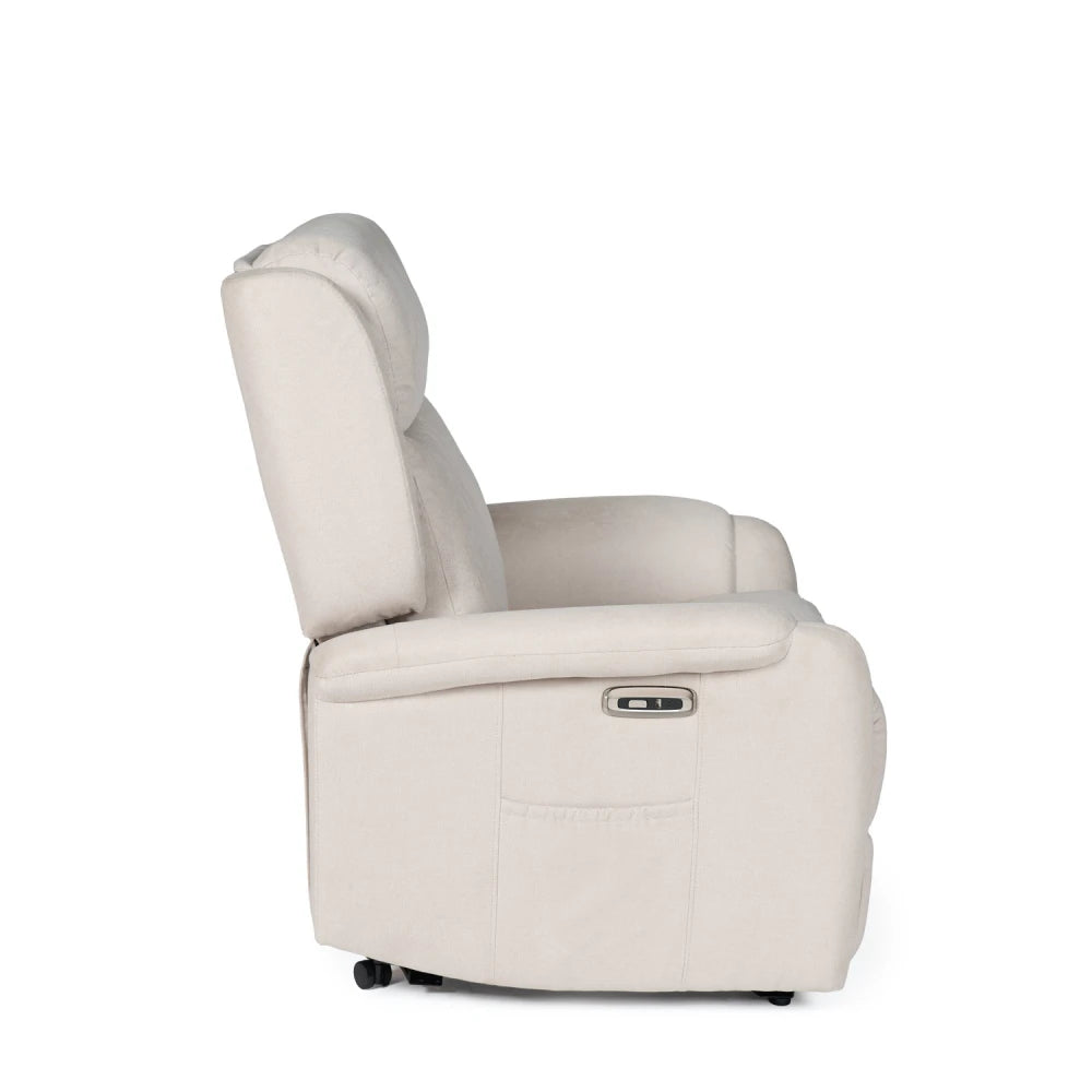 Fotoliu cu recliner electric 1 motor AKARI Bej L70cm x A86cm x H145cm