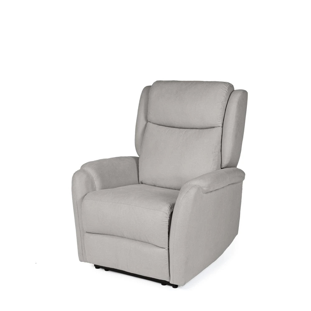 Fotoliu cu recliner electric 1 motor AKARI Gri deschis L70cm x A86cm x H145cm