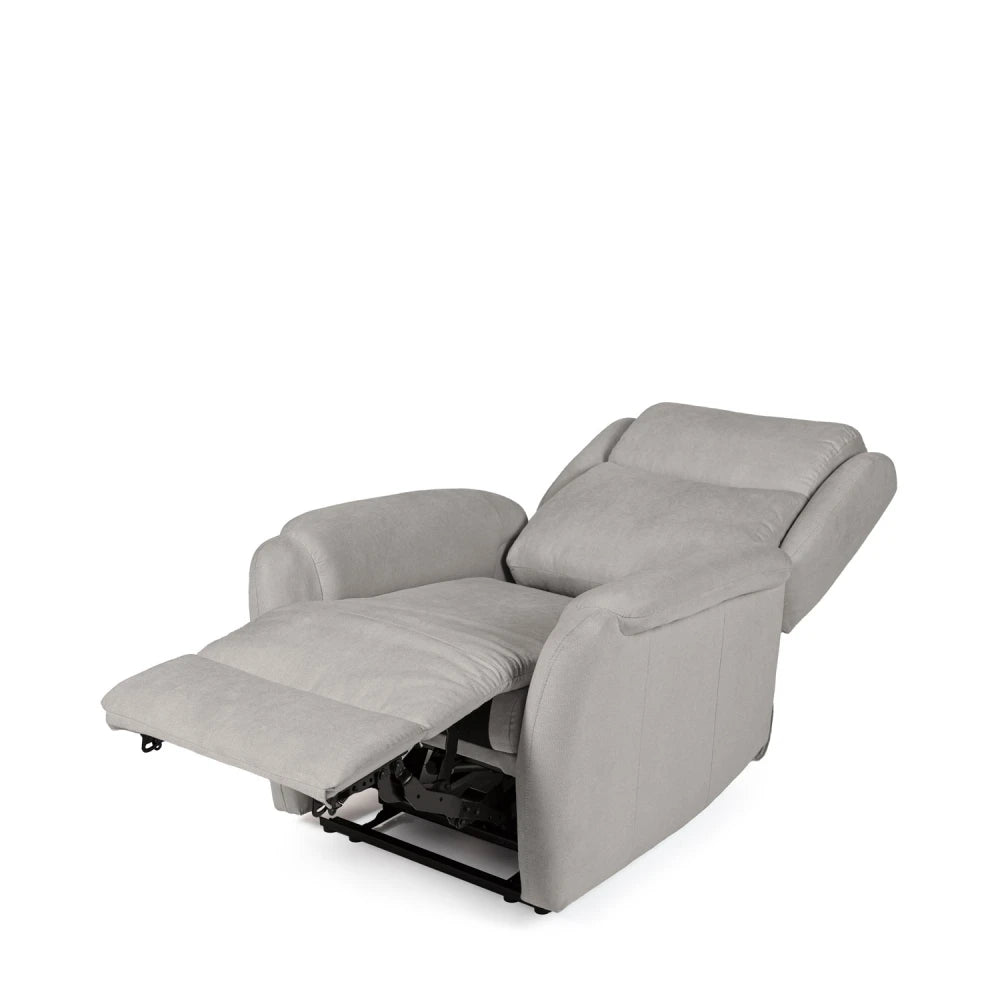 Fotoliu cu recliner electric 1 motor AKARI Gri deschis L70cm x A86cm x H145cm