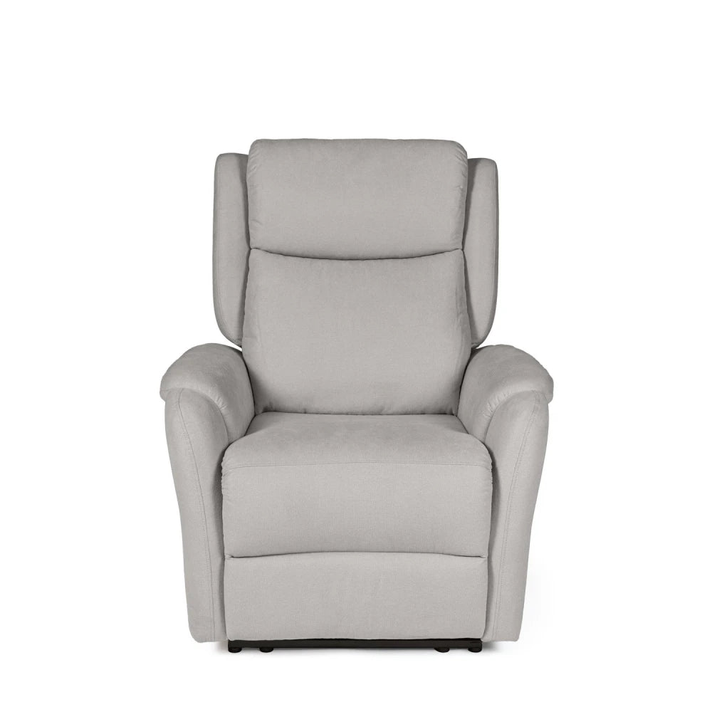 Fotoliu cu recliner electric 1 motor AKARI Gri deschis L70cm x A86cm x H145cm