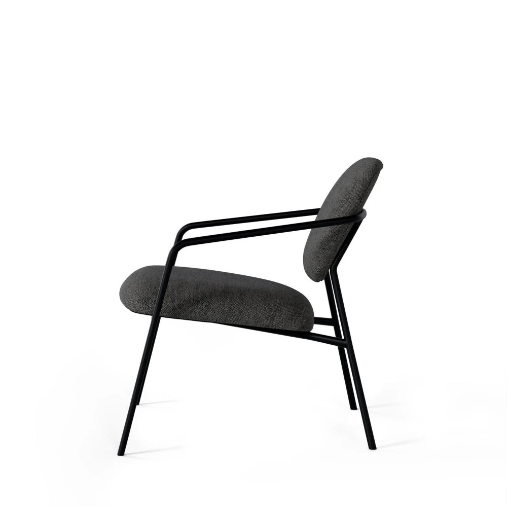 Fotoliu modern VALETA Gri inchis L70cm x A65cm x H74cm