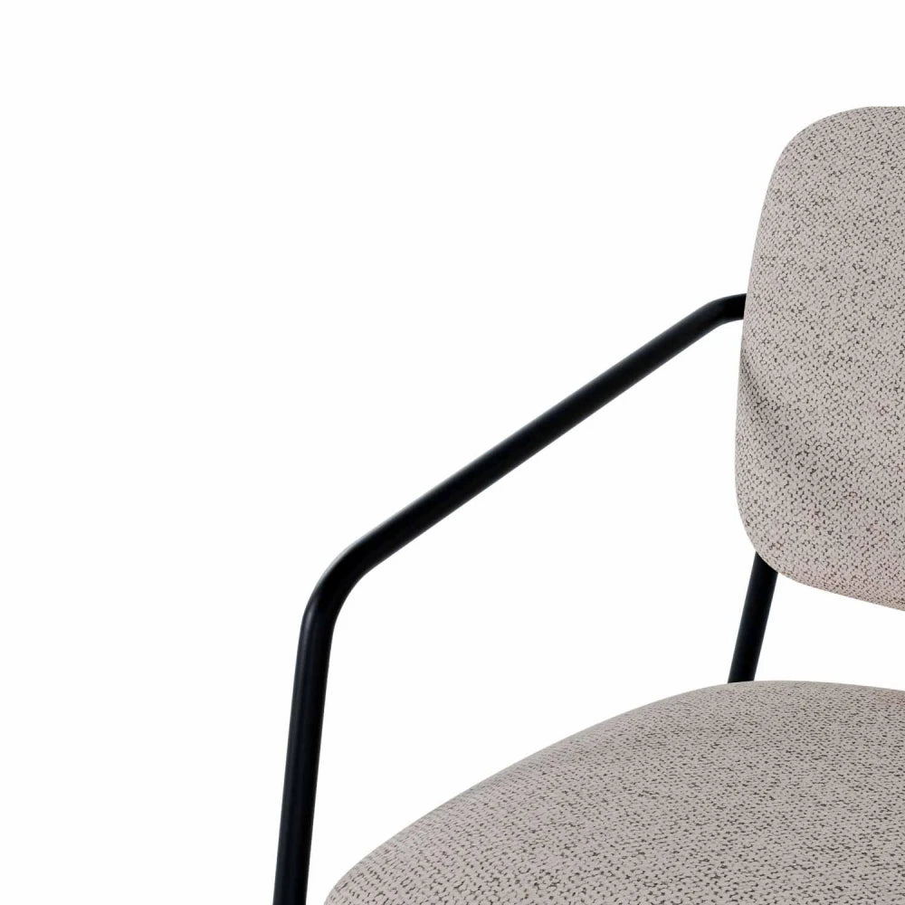 Fotoliu modern VALETA Taupe L70cm x A65cm x H74cm