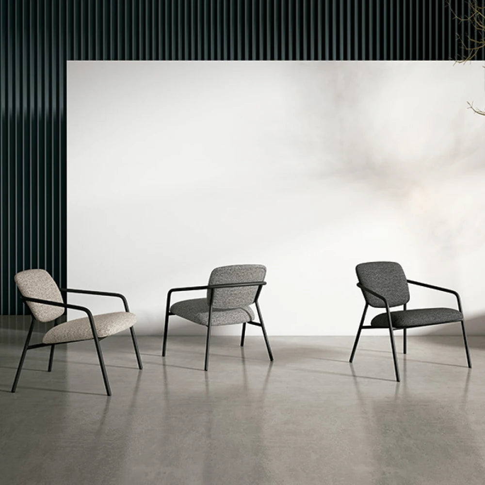 Fotoliu modern VALETA Taupe L70cm x A65cm x H74cm