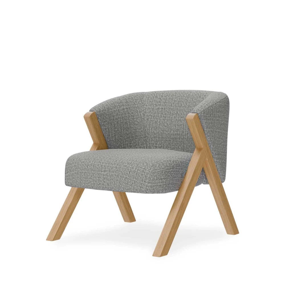Fotoliu clasic SINTRA Gri deschis L67cm x A70cm x H68cm