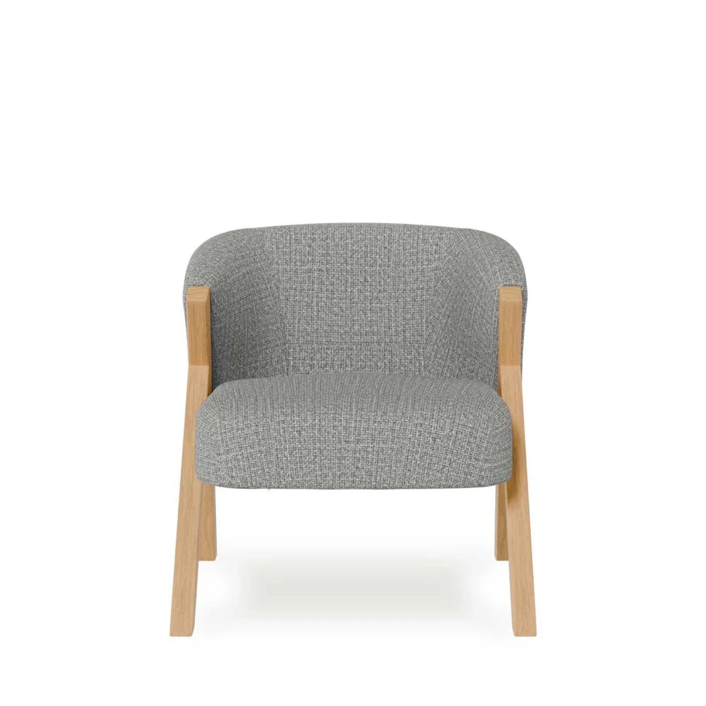 Fotoliu clasic SINTRA Gri deschis L67cm x A70cm x H68cm