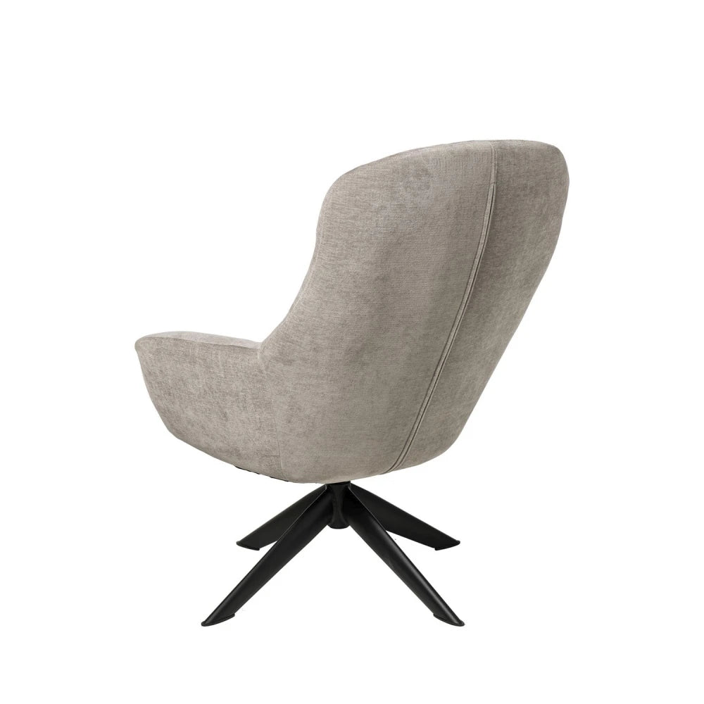 Fotoliu rotativ 360 BOLONIA Gri deschis L72.5cm x A78cm x H98cm