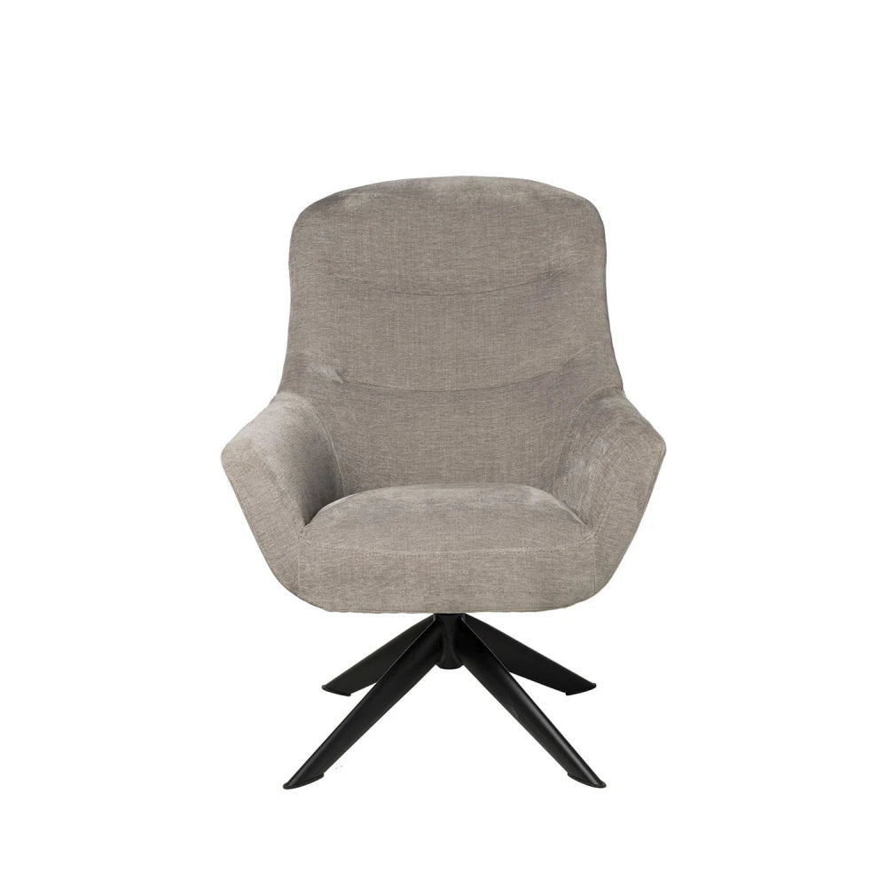 Fotoliu rotativ 360 BOLONIA Gri deschis L72.5cm x A78cm x H98cm