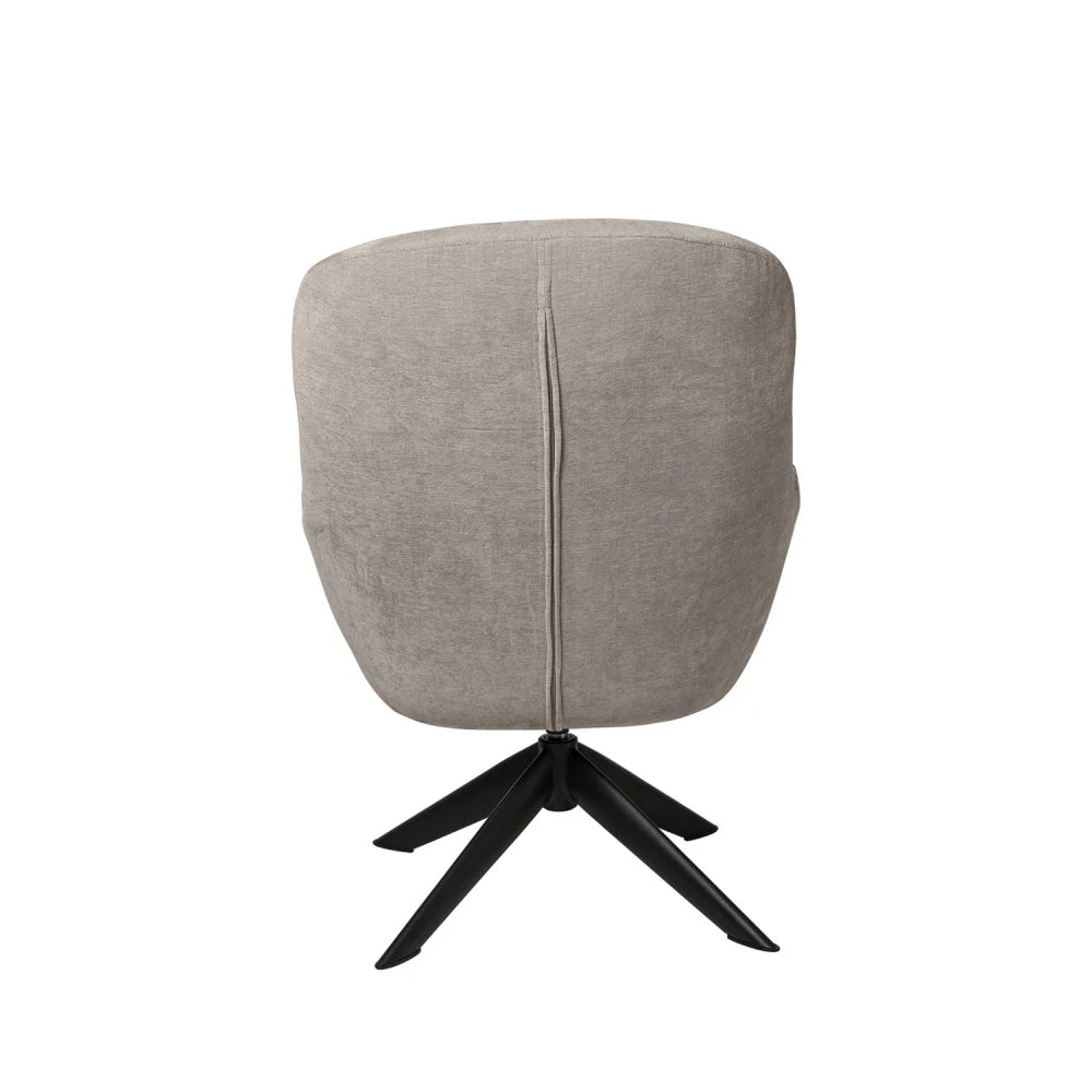 Fotoliu rotativ 360 BOLONIA Gri deschis L72.5cm x A78cm x H98cm