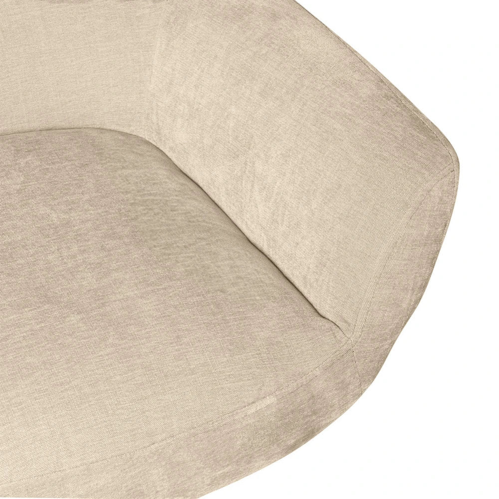 Fotoliu rotativ 360 BOLONIA Bej L72.5cm x A78cm x H98cm