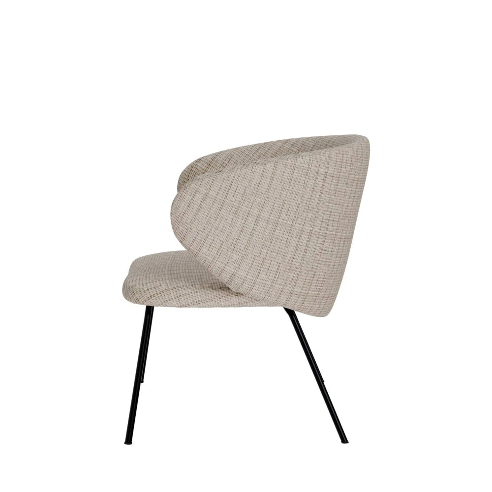 Fotoliu modern ANCONA Taupe L67cm x A64cm x H68cm