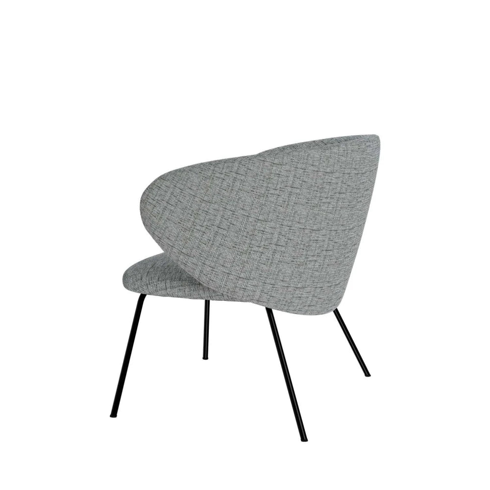 Fotoliu modern ANCONA Gri L67cm x A64cm x H68cm