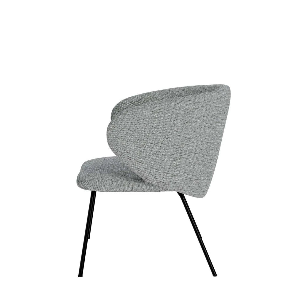 Fotoliu modern ANCONA Gri L67cm x A64cm x H68cm