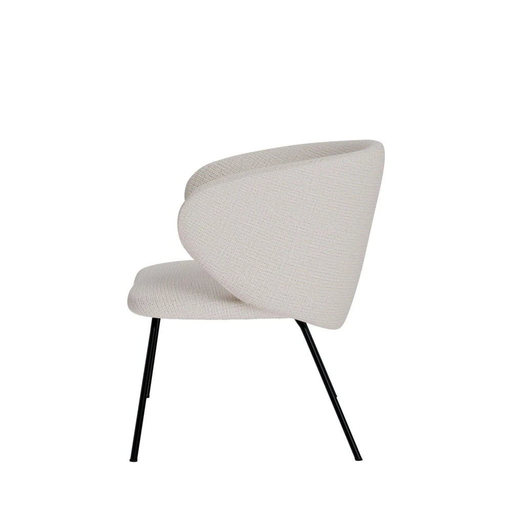 Fotoliu modern ANCONA Bej L67cm x A64cm x H68cm