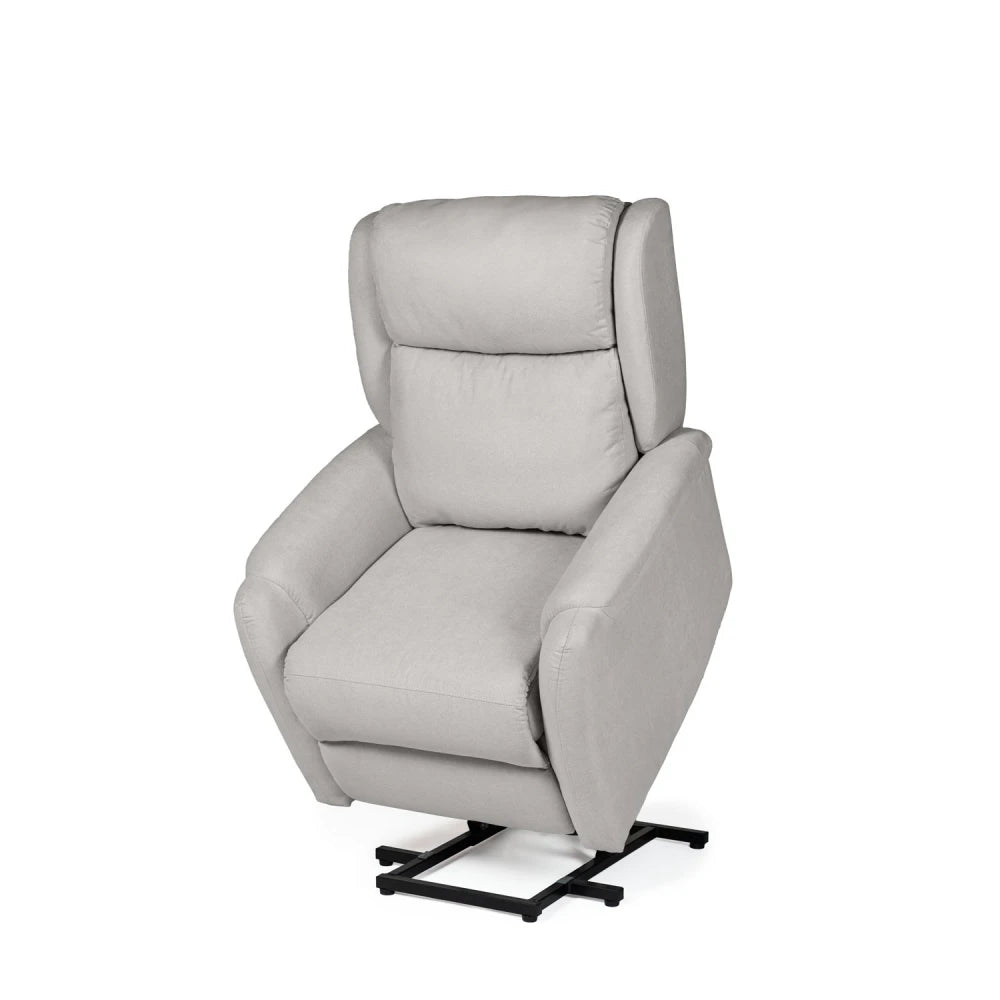 Fotoliu electric Power Lift 2 motoare AKARI Gri deschis L70cm x A86cm x H145cm