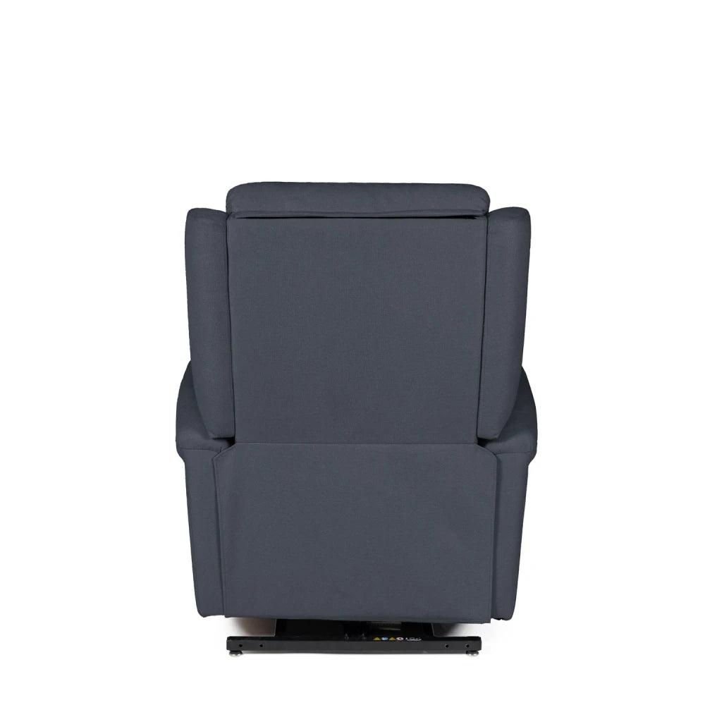 Fotoliu electric Power Lift 2 motoare AKARI Gri inchis L70cm x A86cm x H145cm