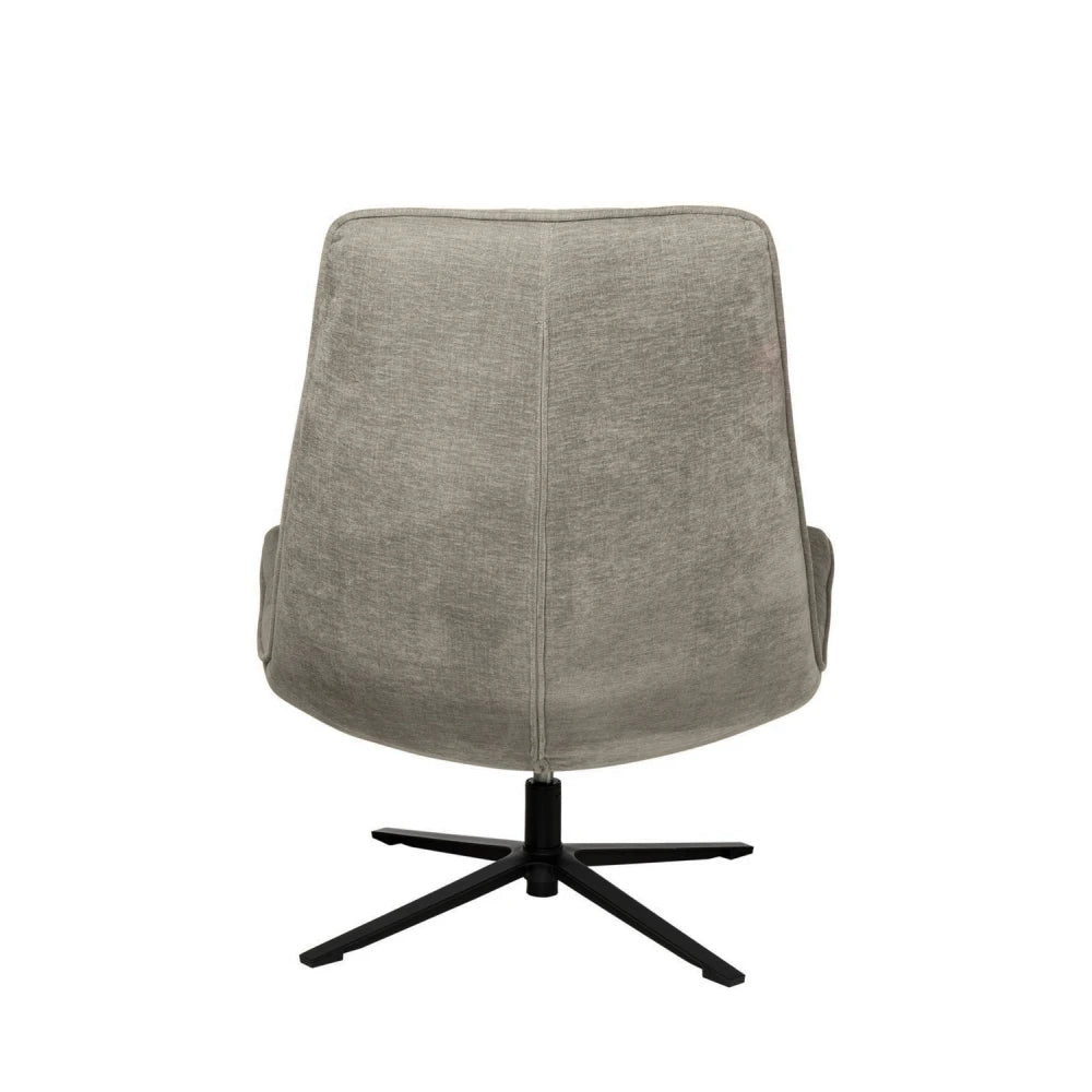 Fotoliu rotativ 360 PARMA Gri deschis L83cm x A93cm x H98cm