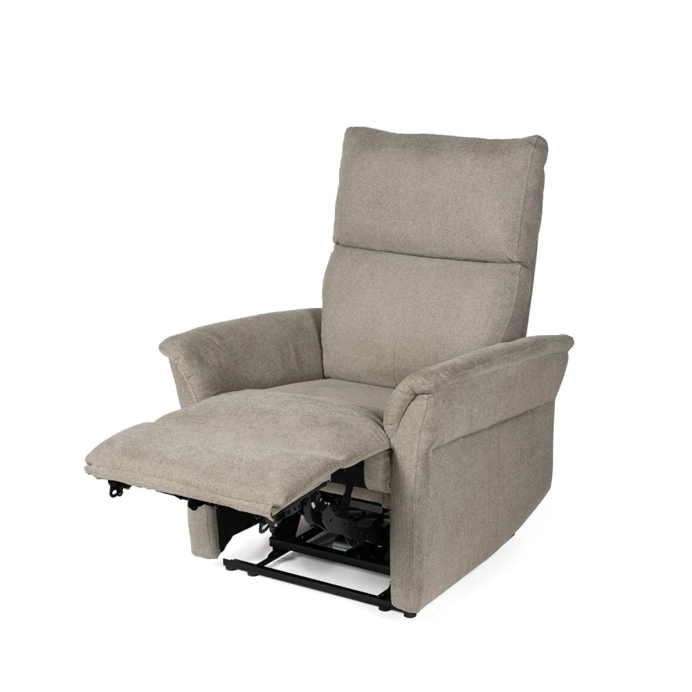 Fotoliu cu recliner electric 2 motoare MISAKI Taupe L66cm x A84cm x H107cm