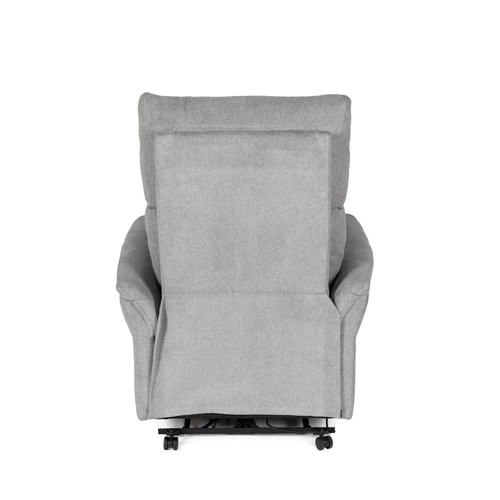 Fotoliu cu recliner electric 2 motoare MISAKI Gri deschis L66cm x A84cm x H107cm