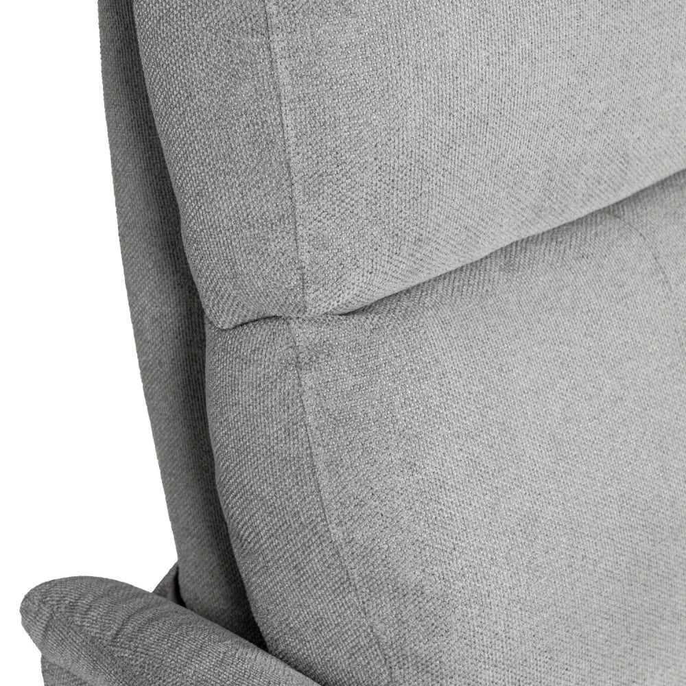 Fotoliu cu recliner electric 2 motoare MISAKI Gri deschis L66cm x A84cm x H107cm