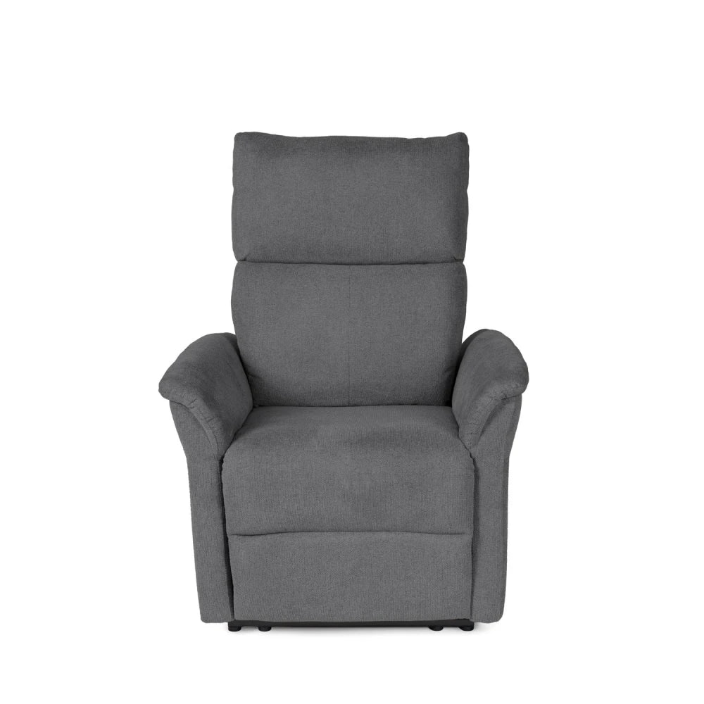 Fotoliu cu recliner electric 2 motoare MISAKI Gri inchis L66cm x A84cm x H107cm