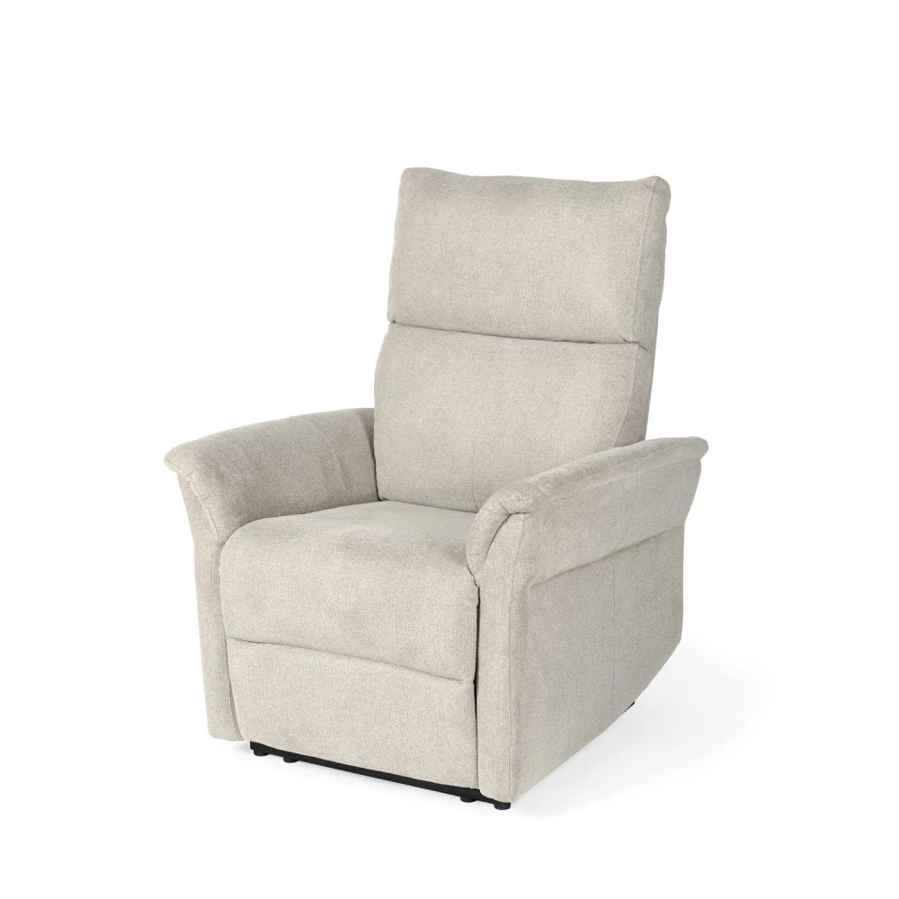 Fotoliu cu recliner electric 2 motoare MISAKI Bej L66cm x A84cm x H107cm