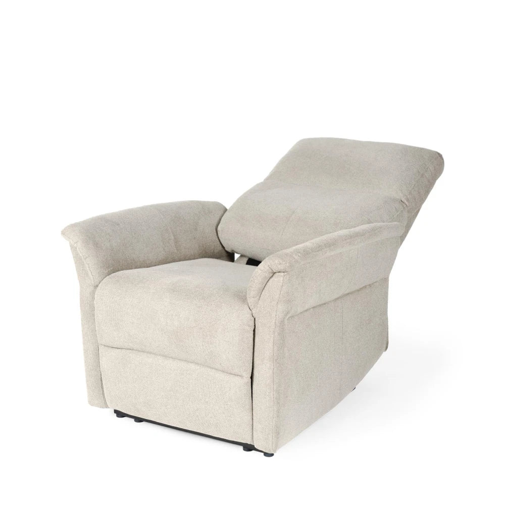 Fotoliu cu recliner electric 2 motoare MISAKI Bej L66cm x A84cm x H107cm