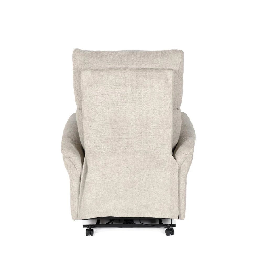 Fotoliu cu recliner electric 2 motoare MISAKI Bej L66cm x A84cm x H107cm