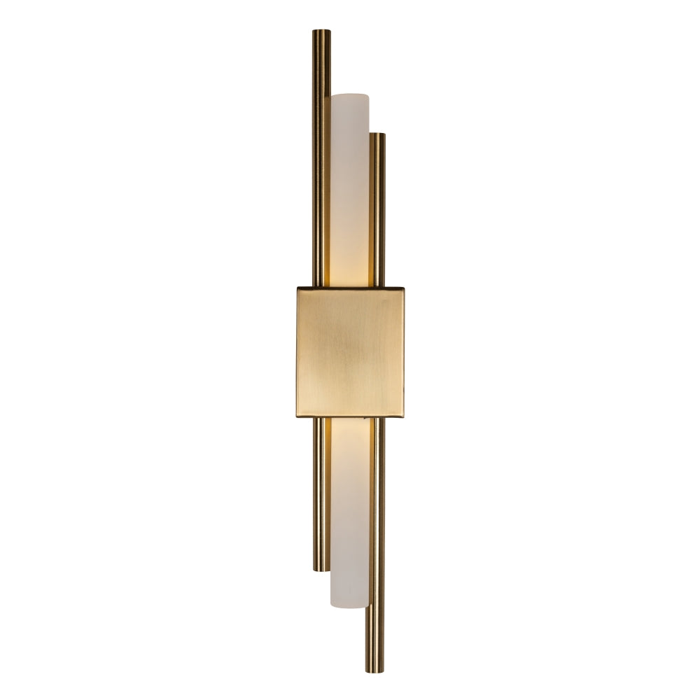 Aplica de perete din Metal si Acrilic Auriu/Alb L8xH50cm Mylas Richmond Interiors