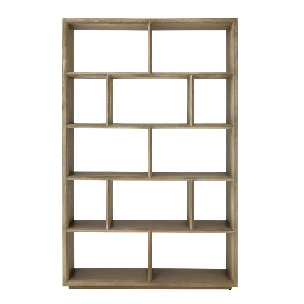 Biblioteca din Furnir de stejar Maro deschis L150xH230cm Marguesa L Eichholtz