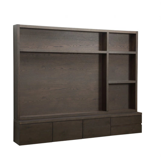 Biblioteca din Furnir de stejar Maro L220xH176cm Lachance Richmond interiors