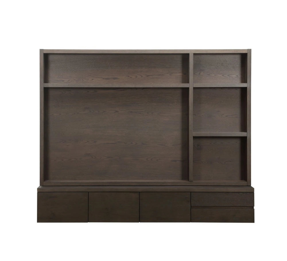 Biblioteca din Furnir de stejar Maro L220xH176cm Lachance Richmond interiors
