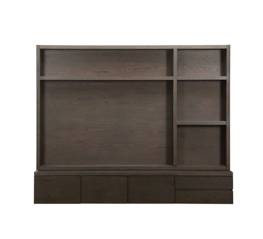 Biblioteca din Furnir de stejar Maro L220xH176cm Lachance Richmond interiors