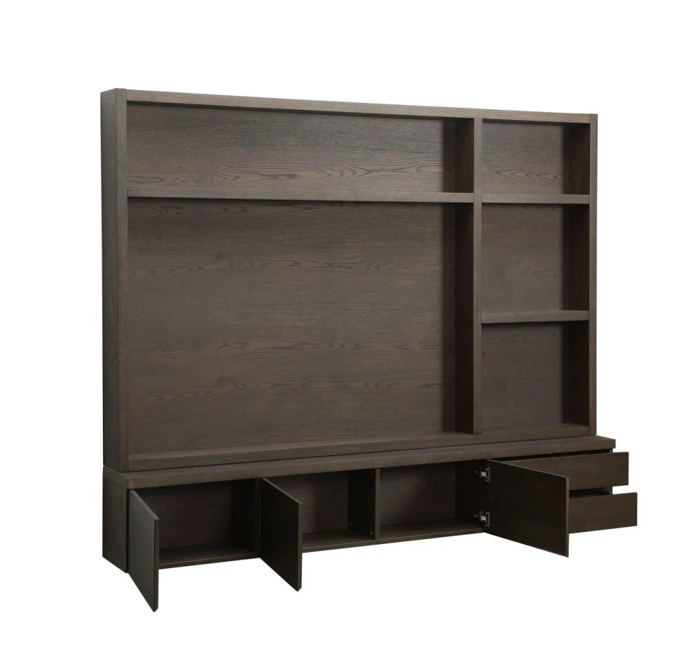 Biblioteca din Furnir de stejar Maro L220xH176cm Lachance Richmond interiors