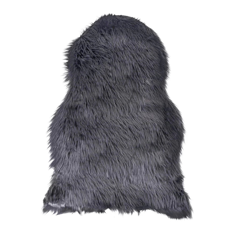 Blanita sintetica decorativa Gri 85x50cm Lambskin Artificial