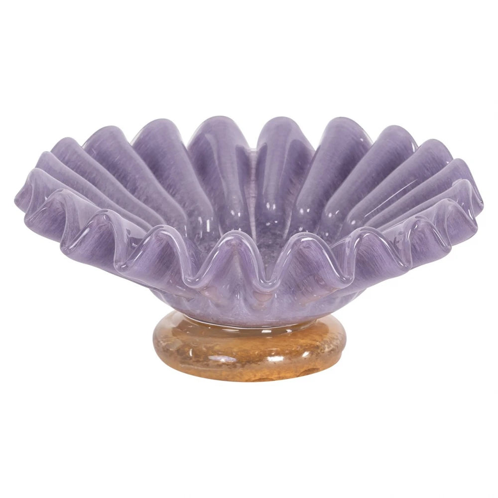 Bol decorativ din Sticla Mov D19xH8cm Beaudyle Richmond Interiors