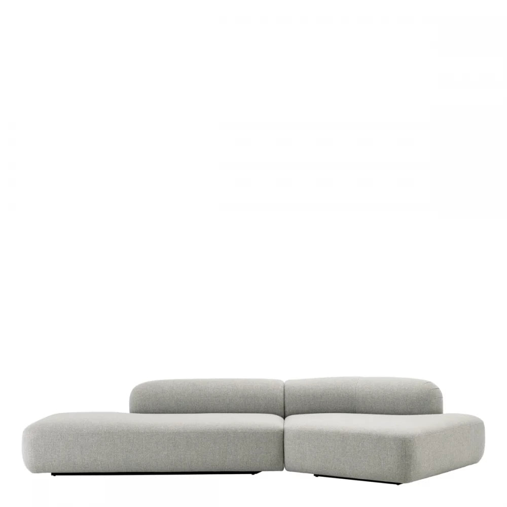 Canapea fixa tapitata cu Stofa Rêve Gri L333x119cm Taraval Eichholtz