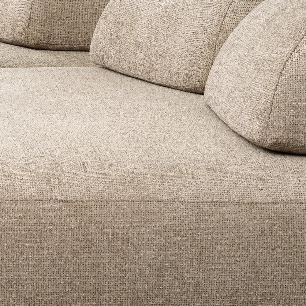 Canapea formata din 2 module tapitat cu Stofa Lyssa Bej sand L232/172xA173/185xH78cm Residenza Eichholtz