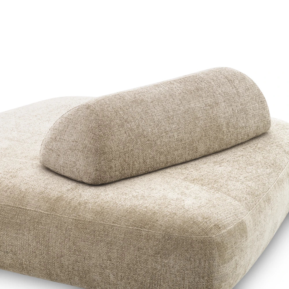 Canapea formata din 2 module tapitat cu Stofa Lyssa Bej sand L232/172xA173/185xH78cm Residenza Eichholtz