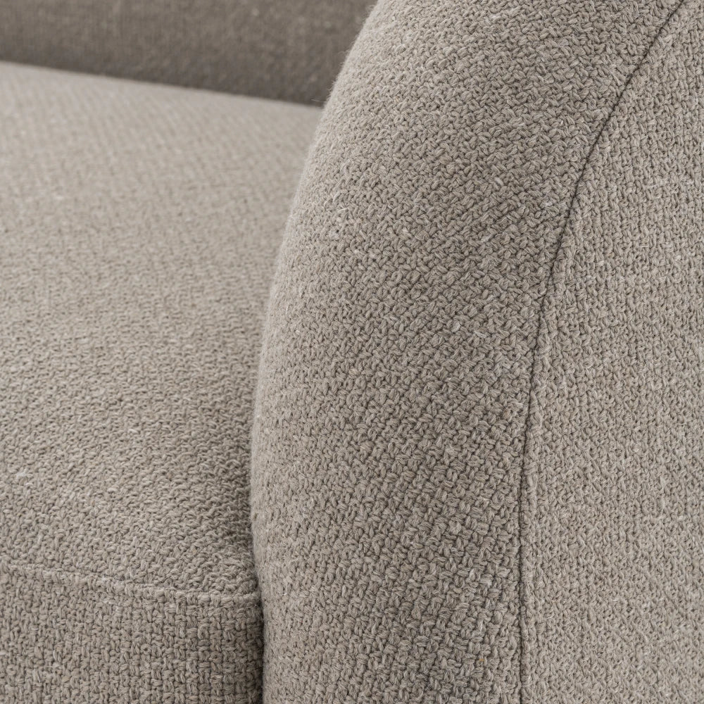 Coltar tapitat cu Stofa Reve Grej L320xA190xH82cm Divisadero Lounge Eichholtz