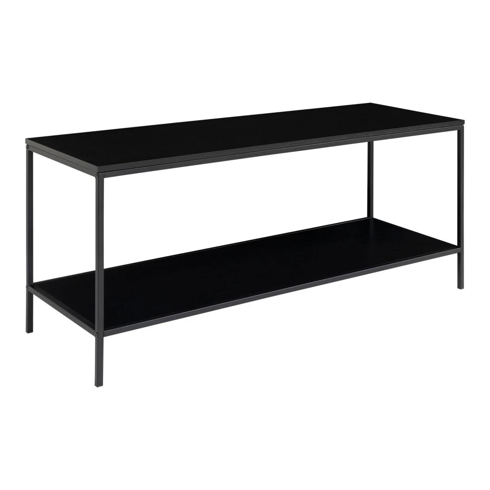 Comoda TV din PAL Negru si Metal Negru L100xH45cm Vita