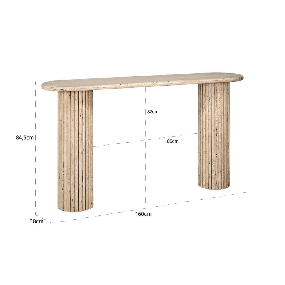 Consola din Travertin Bej L160xH85cm La Cantera Richmond interiors