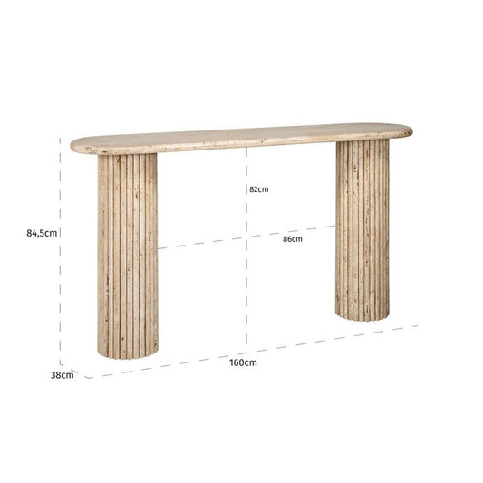 Consola din Travertin Bej L160xH85cm La Cantera Richmond interiors