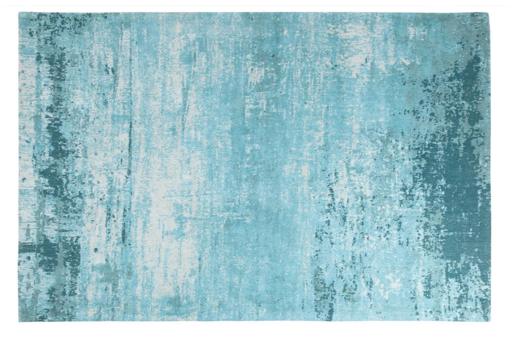 Covor din Bumbac/Poliester Turcoaz L240cm Modern Art